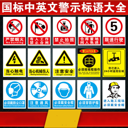 定制建筑工地施工现场安全标识牌警示标志牌文明施工指示牌PVC