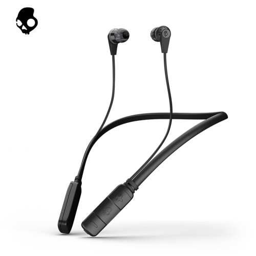 骷髅头（Skullcandy）INKD 2.0 WIRELESS入耳式蓝牙耳机运动耳机游戏音乐耳机 通用华为苹果小米手机 黑色