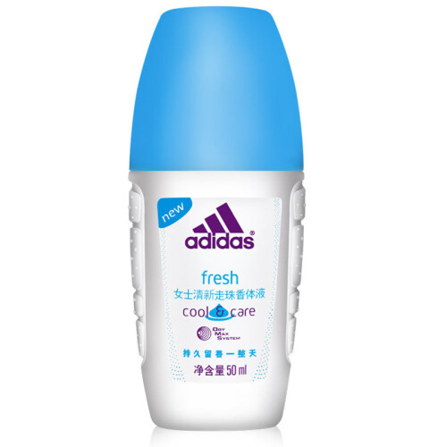 阿迪达斯adidas女士走珠香体液 清新50ml