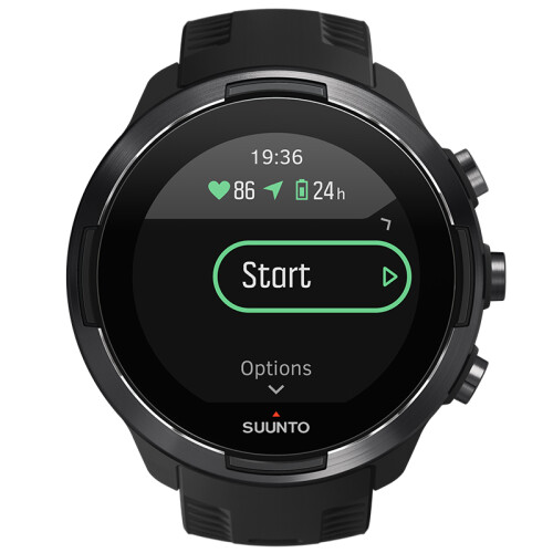 颂拓(SUUNTO) 手表Suunto 9 Baro旗舰级专业运动智能光电手表黑色SS050087000