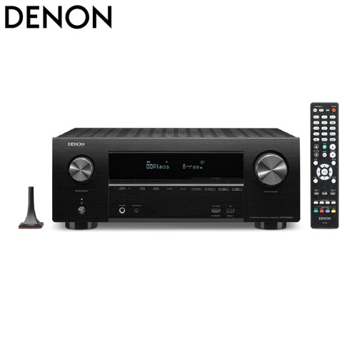 天龙（DENON）AVR-X2500H 音响 音箱 家庭影院 7.2声道AV功放机 4K直通 杜比全景声DTS:X 蓝牙WIFI 黑色