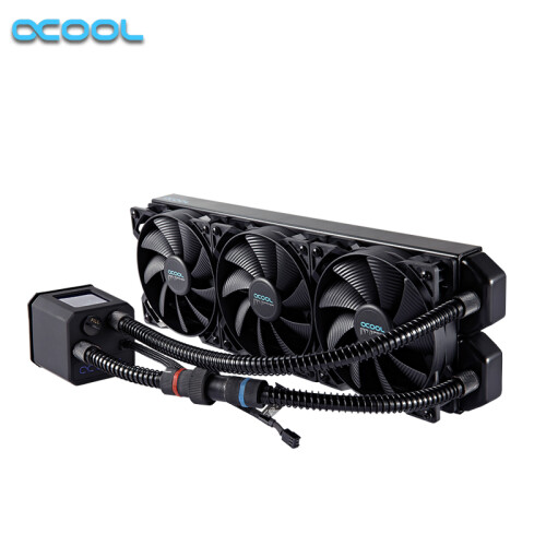 阿尔法酷(ALPHACOOL)360北极熊台式机CPU一体式水冷散热器套装静音三风扇