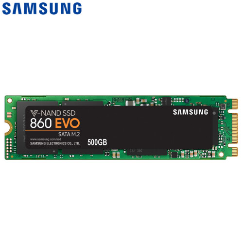 三星（SAMSUNG）500GB SSD固态硬盘 M.2接口(SATA总线) 860 EVO（MZ-N6E500BW）