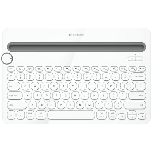 京东超市罗技（Logitech） K480 多设备蓝牙键盘 IPAD键盘 手机键盘 时尚键盘 蓝牙鼠标伴侣 白色