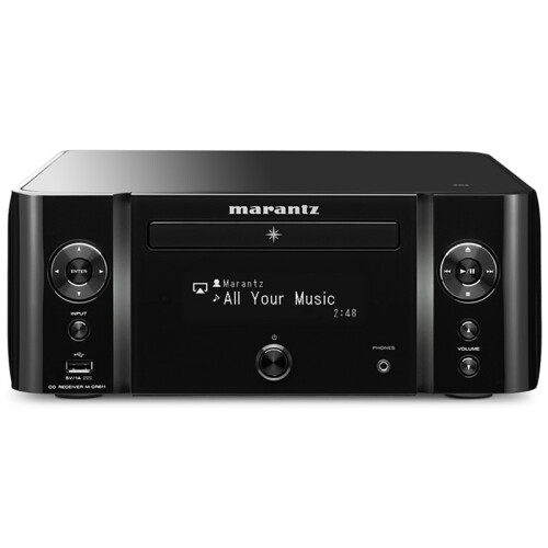 马兰士（MARANTZ）M-CR611 音响 音箱 Hi-Fi 发烧迷你组合 网络/CD播放机 Wi-Fi/NFC蓝牙/Qplay/DLNA1.5 黑色