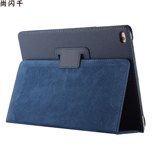 尚闪千苹果平板ipad Air2保护套A1566 A1567 A1474 A1475休眠皮套壳ipa Air/Air2 通用 深蓝