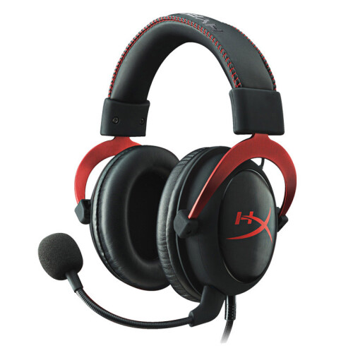 金士顿(Kingston) HyperX 飓风黑红 7.1声道 游戏电竞耳机头戴式 电脑耳机 吃鸡神器  Cloud Ⅱ 绝地求生耳麦