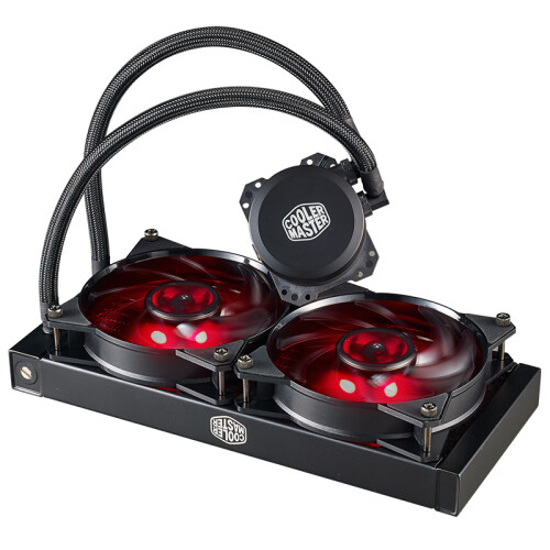 酷冷至尊(Cooler Master)冰神B240 CPU水冷散热器(支持I9 2066、AM4/双腔水泵/微流道设计/均衡型风扇)