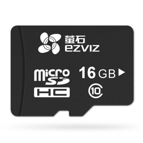 萤石（EZVIZ）视频监控 摄像头 专用Micro SD存储卡TF卡 16GB Class10 海康威视 旗下品牌