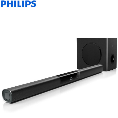 京品家电飞利浦（PHILIPS）HTL3140B/93 音响 音箱 低音炮 家庭影院 回音壁 蓝牙 电视音响 乐视小米创维等电视音响