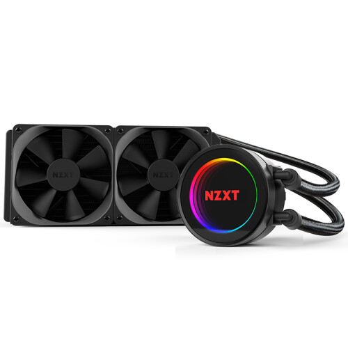 恩杰 NZXT Kraken海妖 X52 240mm一体式水冷散热器（可调色RGB水冷头/静音/耐久/散热/240mm冷排/双风扇）