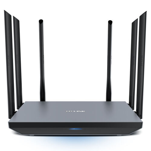 TP-LINK 双频千兆无线路由器穿墙王 5G高速家用光纤智能WIFI信号扩展放大 WDR7800 6天线4口百兆1750M金属壳 【单品】