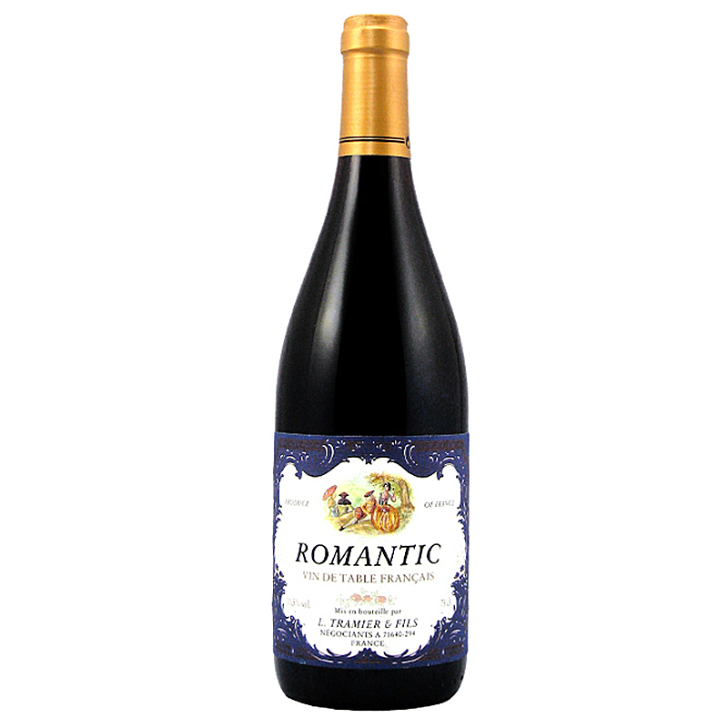 法国进口红酒罗曼蒂克romantic干红葡萄酒750ml