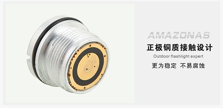 亚马逊应急灯照明LED强光手电筒充电远射防水家用消防手电A6