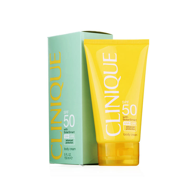 倩碧clinique智慧型身体防晒乳霜spf50 150ml