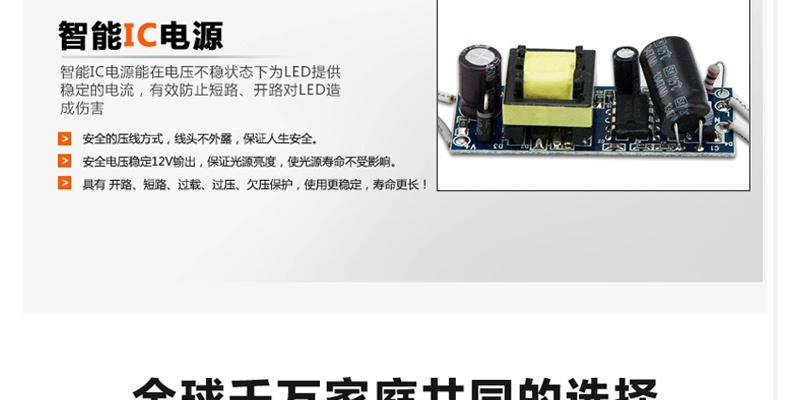 亮昀美LYM 3wLED筒灯 射灯天花灯 TD002 白光