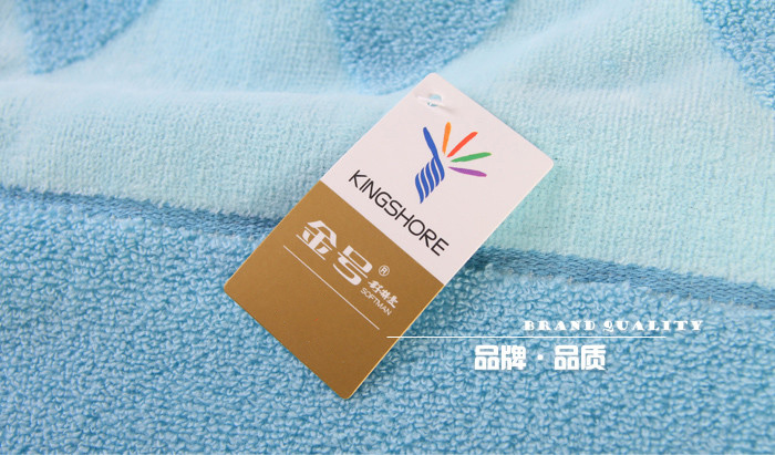 
                                        金号纯棉加厚毛毯毛巾被 棕色                