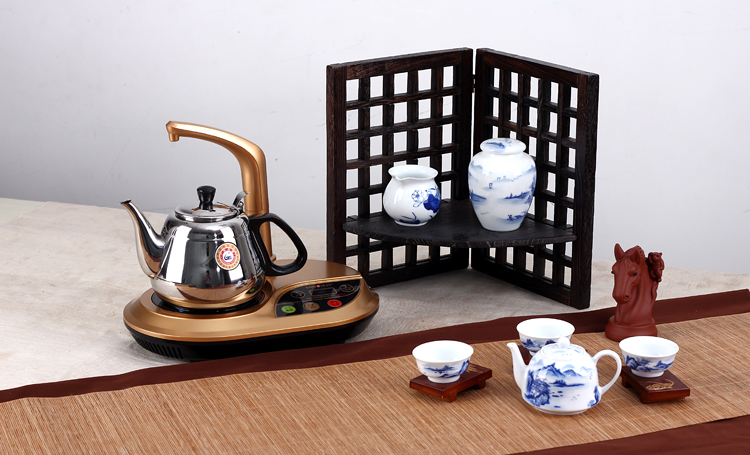 金灶 自吸加水数码智能D12 不锈钢茶壶煮水器 电茶壶 电热炉茶道配件