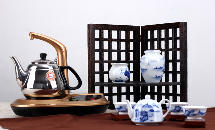 金灶 自吸加水数码智能D12 不锈钢茶壶煮水器 电茶壶 电热炉茶道配件