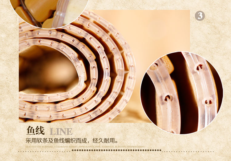 轩皇世家夏天竹凉席垫麻将席沙发垫防滑坐垫套装可定制 60*60cm