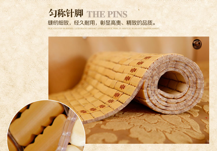 轩皇世家夏天竹凉席垫麻将席沙发垫防滑坐垫套装可定制 60*60cm