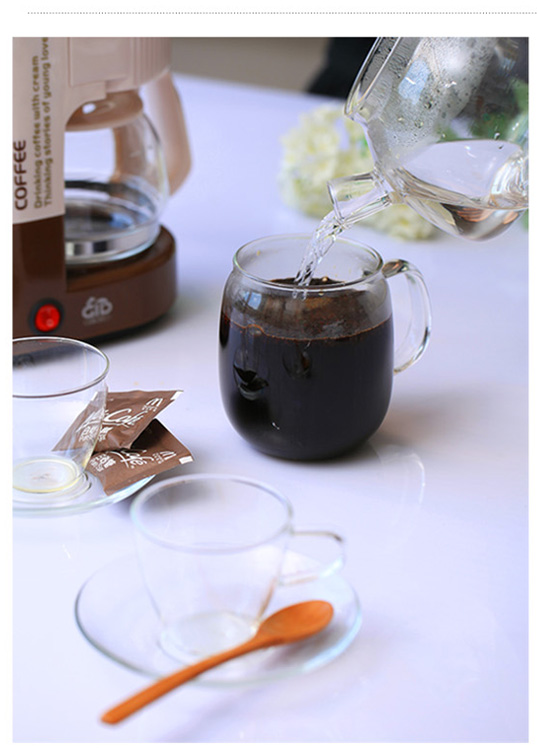 尚明（samaDOYO）600ML飘逸杯 玻璃泡茶杯带过滤 A094