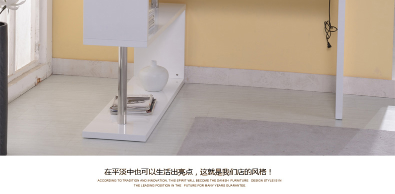 京东商城 尼尔诗帝简约转角书桌 书桌书架组合