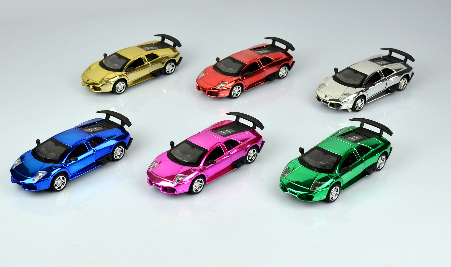 赛德斯思奔驰 电镀炫彩防真合金声光回力车1: