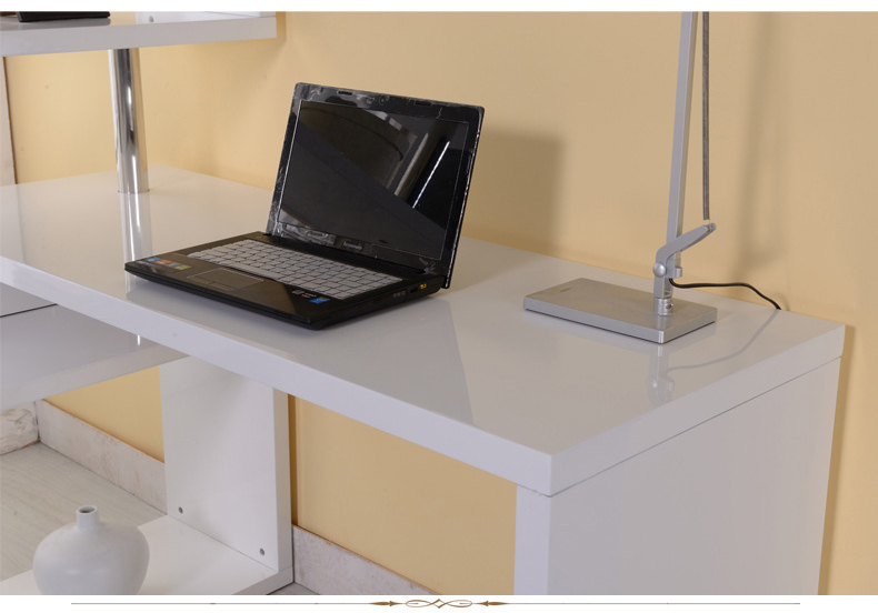 京东商城 尼尔诗帝简约转角书桌 书桌书架组合