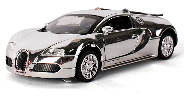 赛德斯思奔驰 电镀炫彩防真合金声光回力车1: