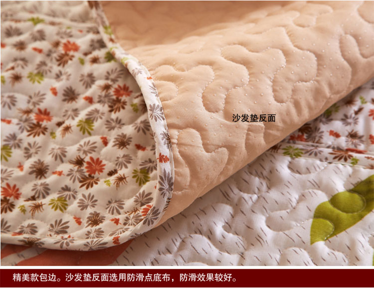 晶玺 沙发垫 布艺软装钻石绒面料沙发坐垫 香叶曼舞 50*70cm