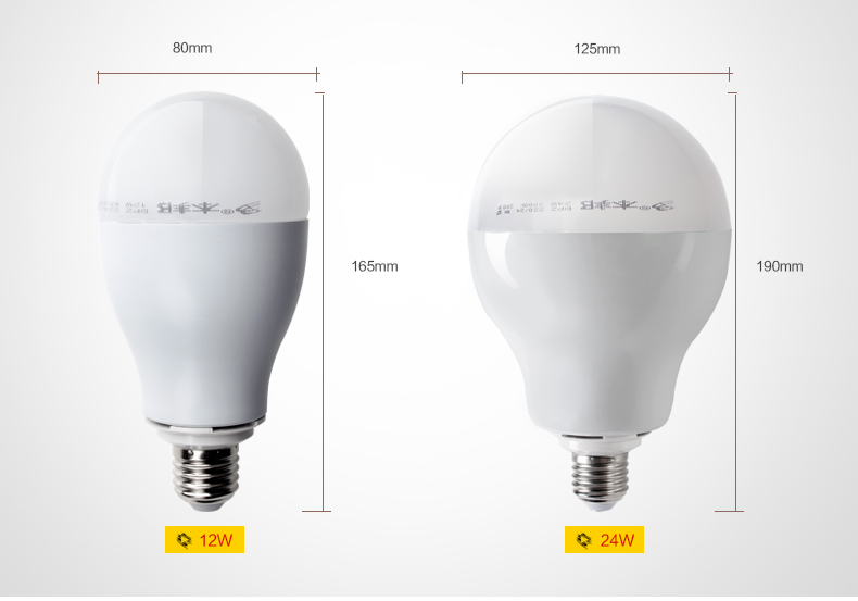 本邦led灯泡E27螺口大功率节能球泡 36W 白光