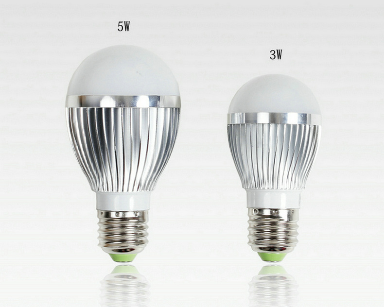 爱惟3WLED球泡灯LED灯泡LED节能灯LED光源E27螺口大功率5W超亮7W节能 白光 7W