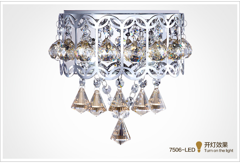君御过道床头水晶壁灯具7506 LED节能版