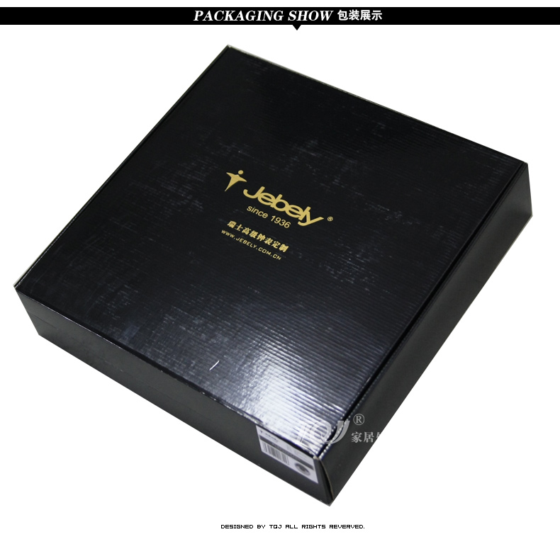 JEBELY/38cm中号欧式珠宝镶钻单面挂钟/钟表/客厅卧室静音时钟401 图片色