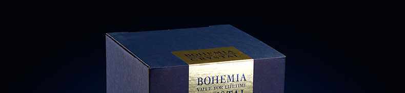 波西米亚BOHEMIA捷克进口无铅水晶玻璃花瓶经典花形款时尚家居摆件婚庆礼品 8KF05