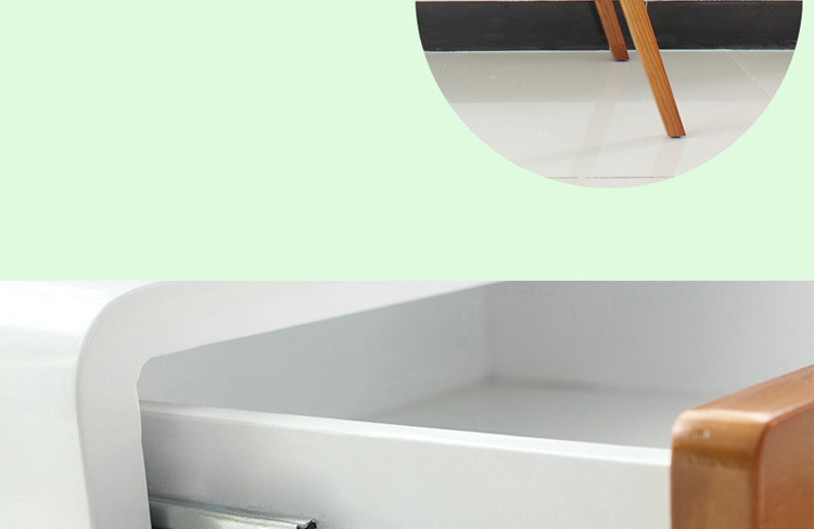 秀舍 韩式家具 现代简约杨木实木书桌 北欧宜家