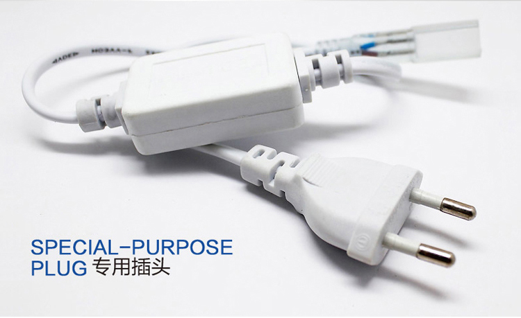 朗硕 LED贴片灯带SMD3528-60珠灯带背景灯220V暗槽灯软灯条 蓝