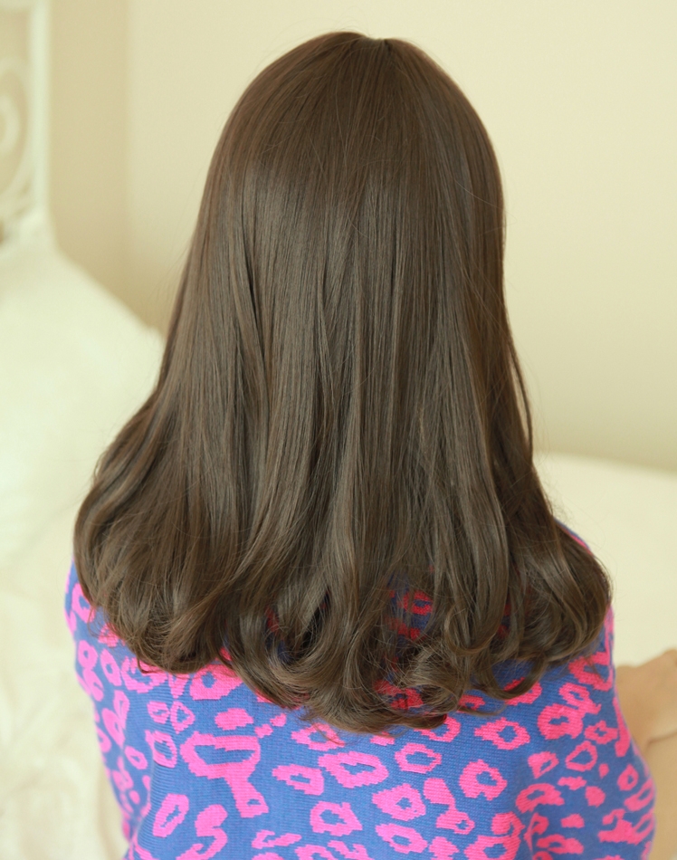 贝丽丝假发 中 长 卷 蓬松 女 齐斜刘海<em>梨花头</em> 整