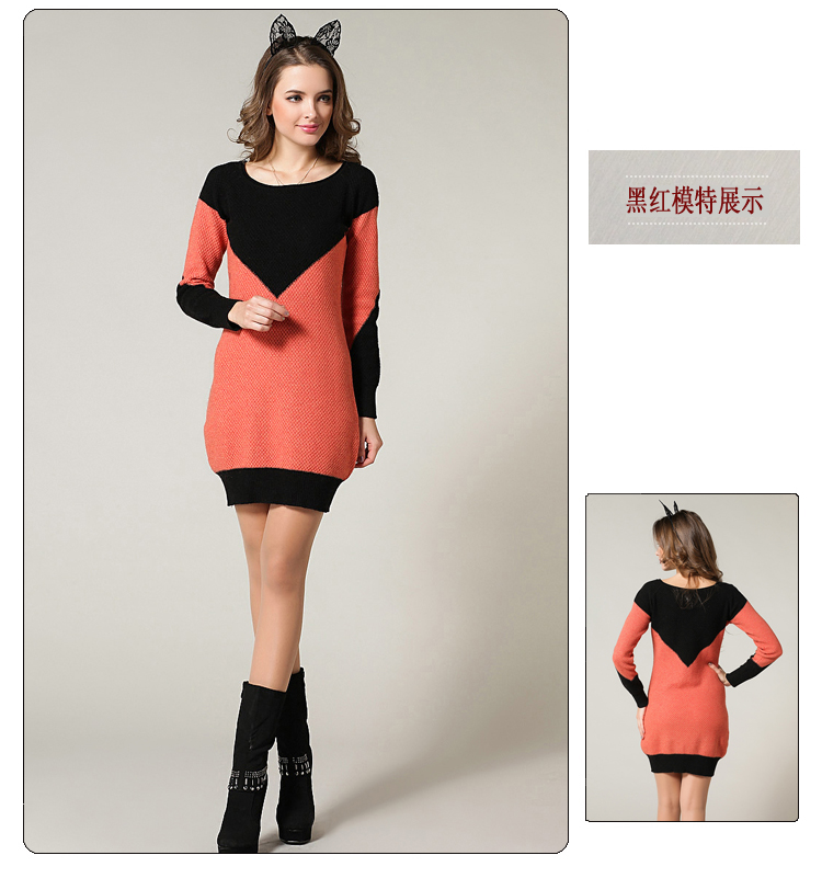 依尚 <em>女式</em>羊绒衫<em>加厚打底衫</em>针织衫毛衣修身U领