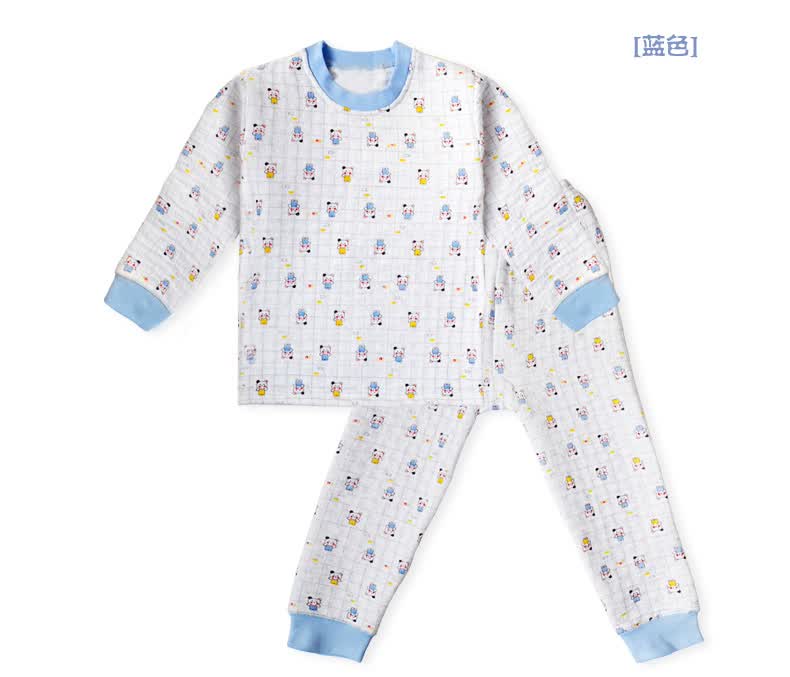 <em>北极绒</em> 儿童内衣套装<em>春秋</em>女<em>宝宝</em>夹棉<em>睡衣</em> <em>婴儿</em>