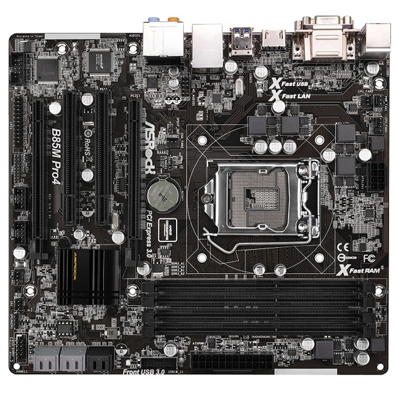 华擎（ASRock） B85M Pro4 主板（Int...