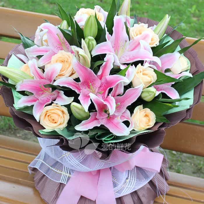 鲜花速递全国 玫瑰百合花束 生日鲜花礼物 爱情鲜花 11