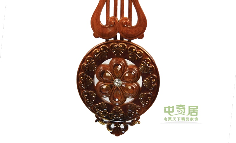 
                                                            丽盛（LISHENG）正品中号欧式客厅静音挂钟/挂表/卧室钟表/餐厅摆钟时钟 浅黄色                