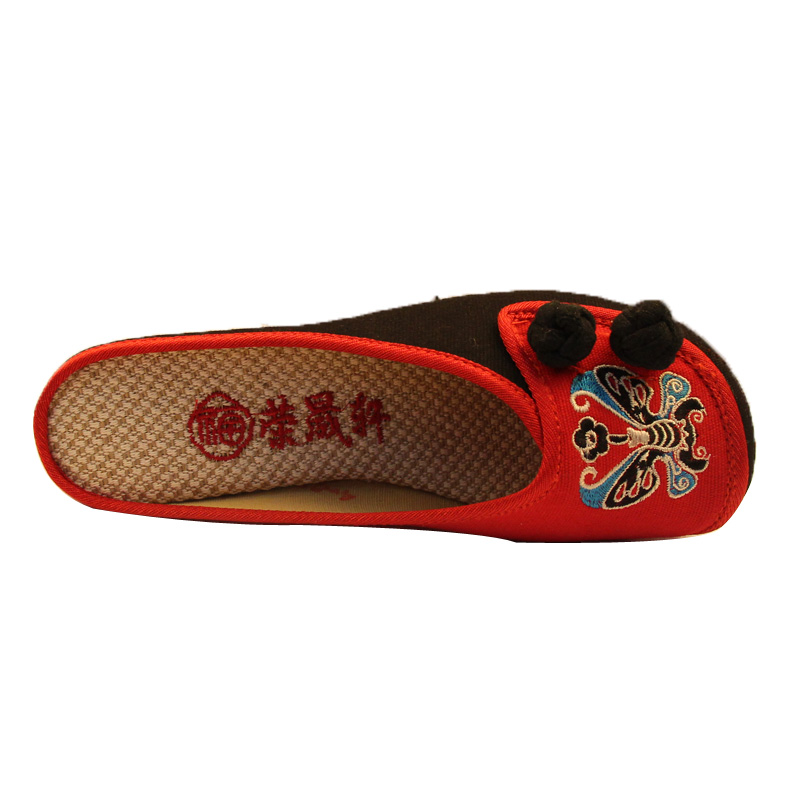 Yong-sung Xuan stylish furnishings shoes, casual women slippers old Beijing embroidered shoes A1123-48 red 39, Yong-sung (RONGSHENGXUAN),,, Hennessy Road shopping on the Internet