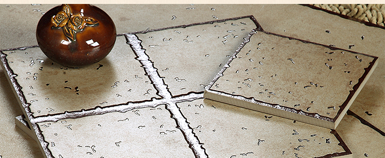 友力陶瓷 镶金仿古砖 田园风瓷砖 耐磨防滑厨房