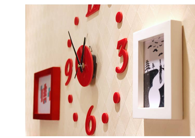 <em>梓晨 照片墙</em>+钟表组合 15框时尚创意组合 相片