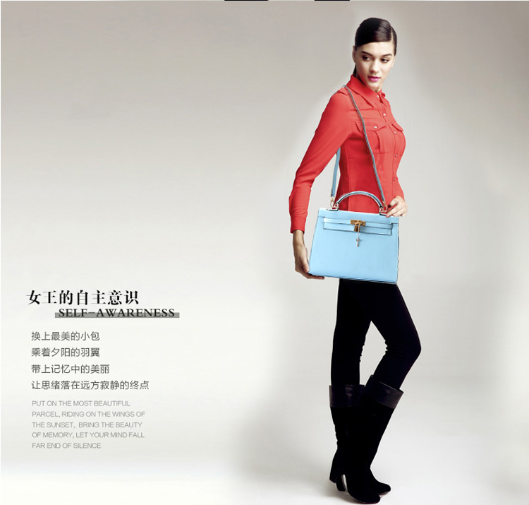 2013新款牛皮<em>女包欧美</em>大牌时尚潮流凯莉