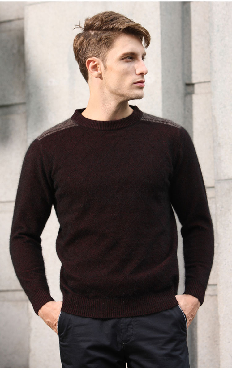 Aquerstoner2014冬季男装针织毛衫<em>男士毛衣中</em>