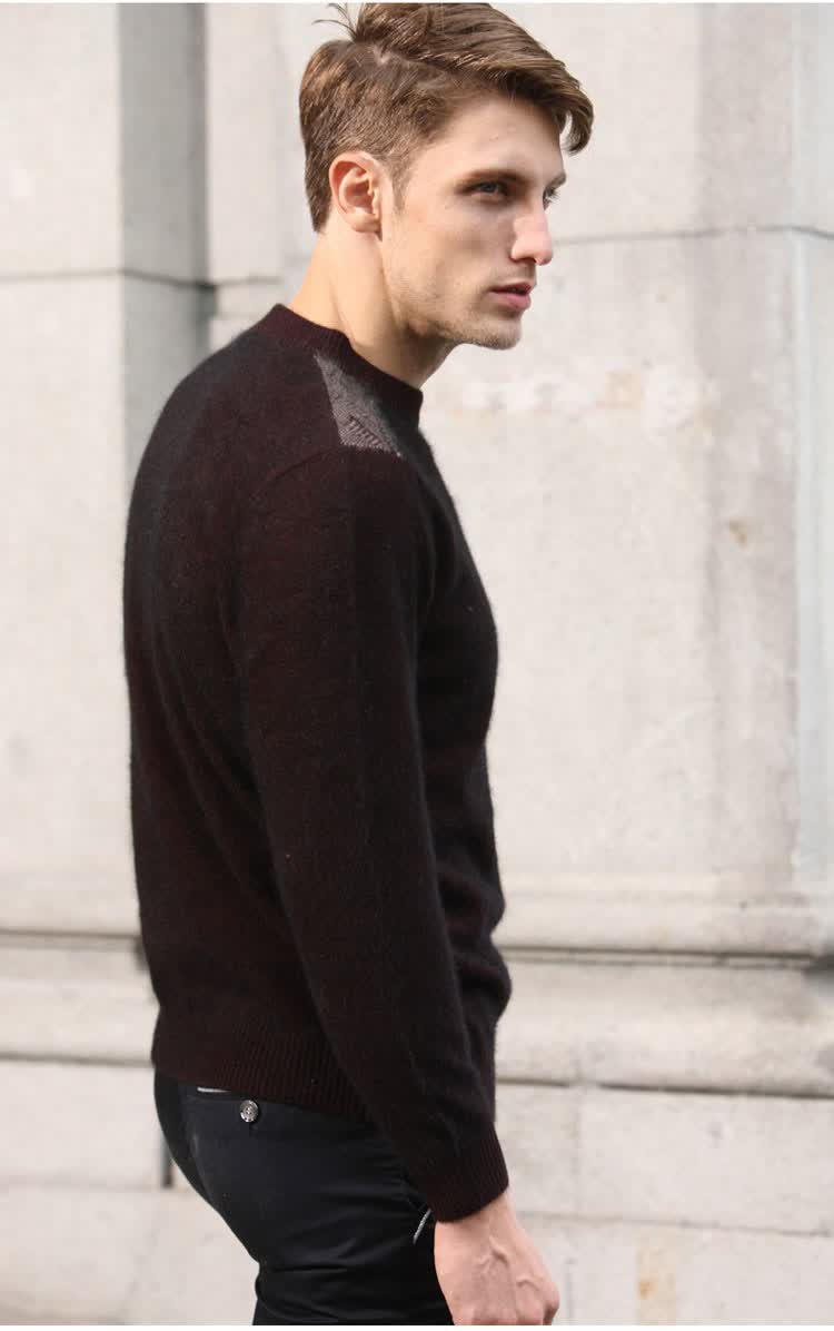 Aquerstoner2014冬季男装针织毛衫<em>男士毛衣中</em>